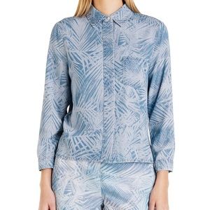 Ted Baker printed denim top